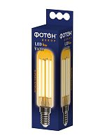 Лампа светодиодная филаментная Ретро Фотон T25 E14 220В 4Вт 2200К фото Лампа светодиодная филаментная Ретро Фотон T25 E14 220В 4Вт 2200К картинка